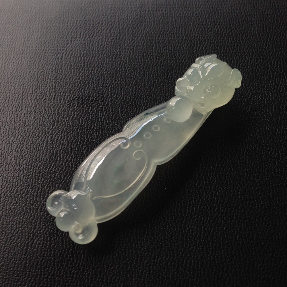 蓝飘花如意龙钩