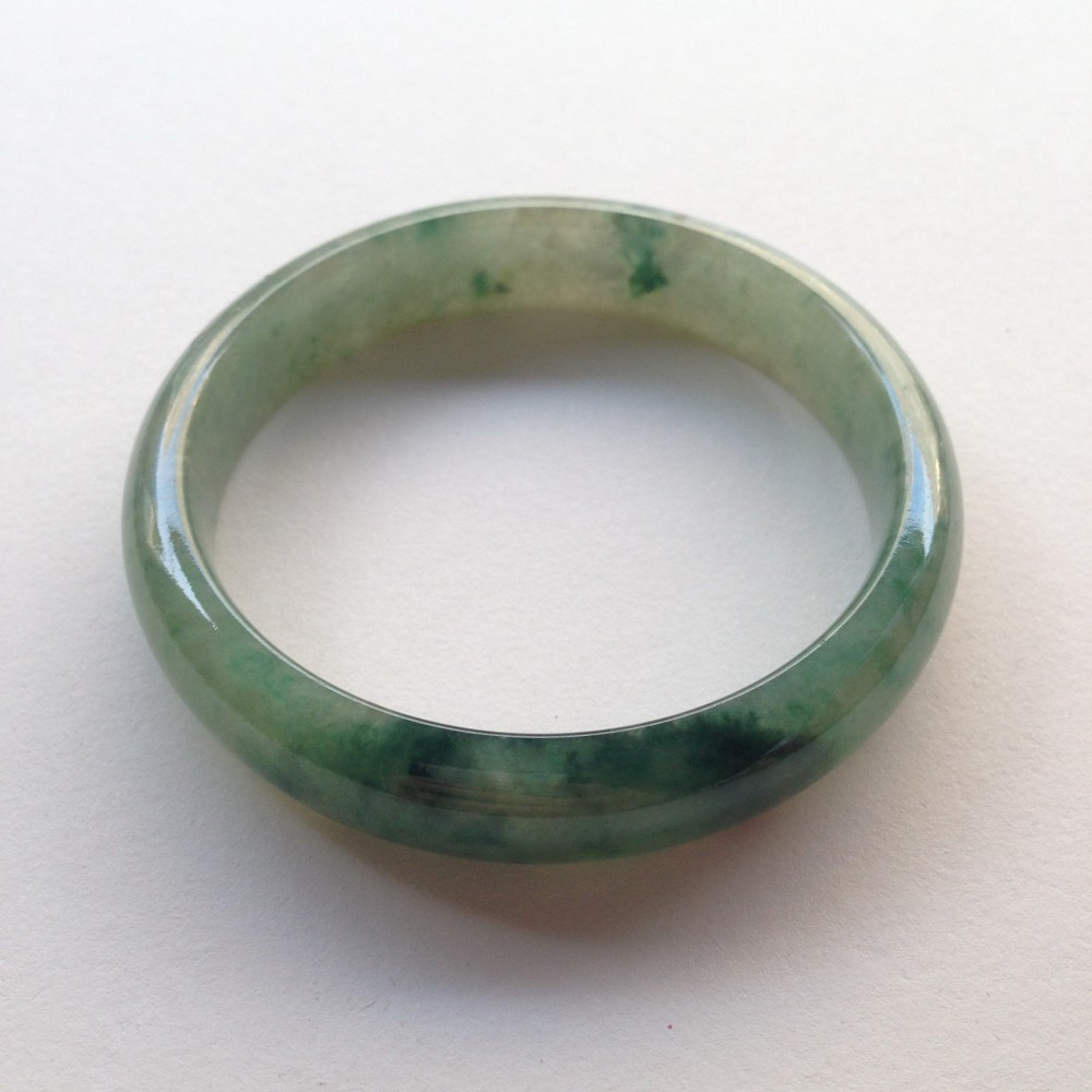 大号豆带绿手镯